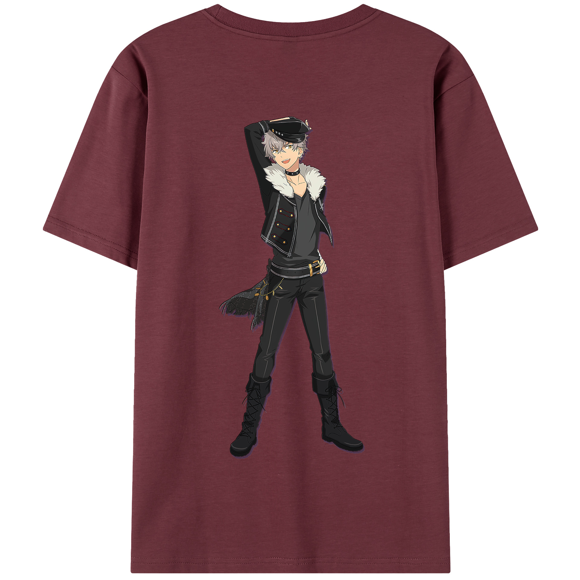 （画像用） あんさんぶるスターズ! Ensemble Stars 綿100％半袖Tシャツ（背面プリント）